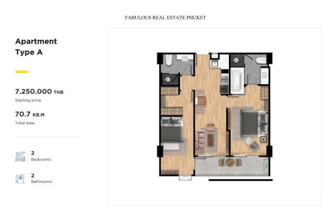 Condominio de 2 dormitorios en Rawai, Tailandia № 179724 - foto 5