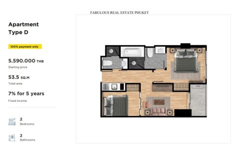 Condominio de 2 dormitorios en Rawai, Tailandia № 179724 - foto 10