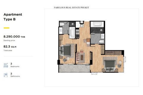 Condominio de 2 dormitorios en Rawai, Tailandia № 179724 - foto 8