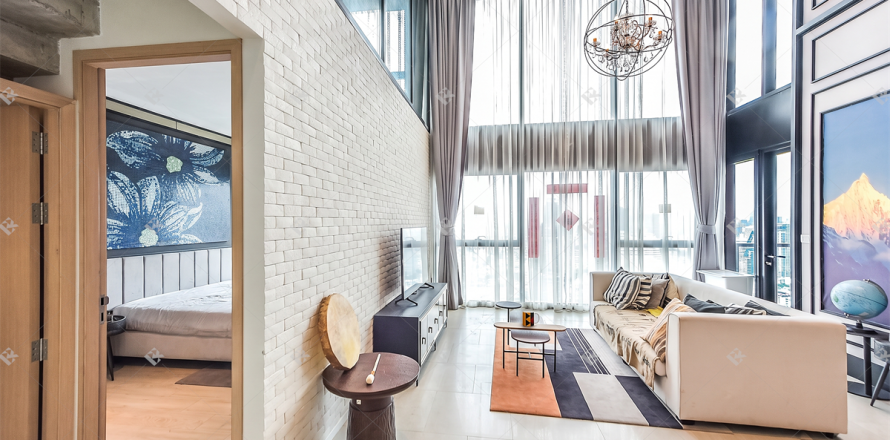 Condo à Bangkok, Thaïlande, 2 chambres  № 209241