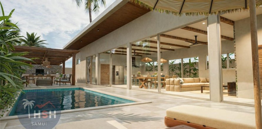 Chalet de 3 dormitorios en Ko Samui, Tailandia № 179978