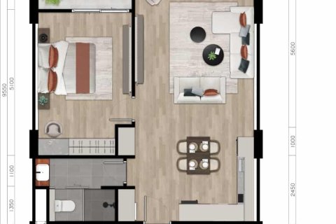 Condo sur Layan Beach, Thaïlande, 1 chambre  № 166705 - photo 9
