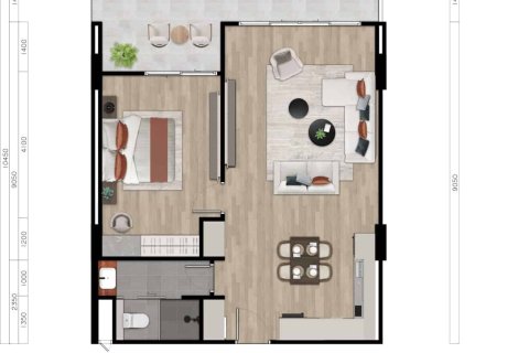 Condo sur Layan Beach, Thaïlande, 1 chambre  № 166705 - photo 8