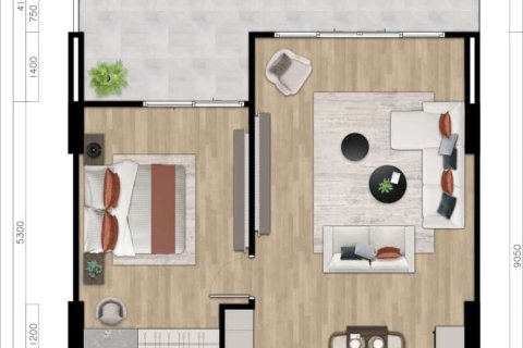 Condominio de 1 dormitorio en Layan Beach, Tailandia № 166706 - foto 12