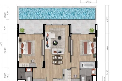 Eigentumswohnung auf Layan Beach, Thailand, 2 Schlafzimmer № 166704 - Foto 11