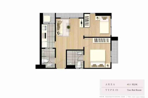 Condominio de 2 dormitorios en Bangkok, Tailandia № 183116 - foto 13