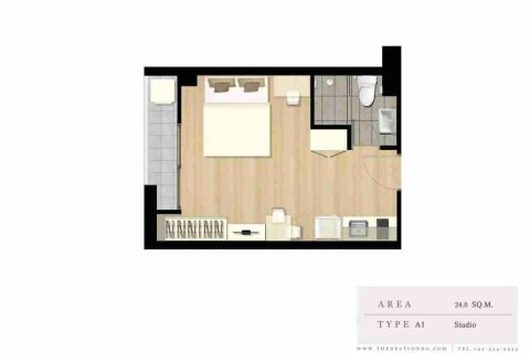 Estudio en el condominio en Bangkok, Tailandia № 183114 - foto 10