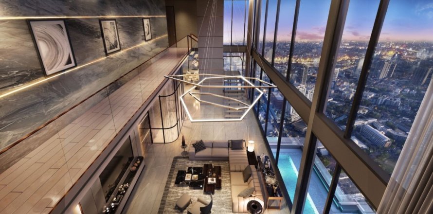 Condominio de 4 dormitorios en Bangkok, Tailandia № 180890