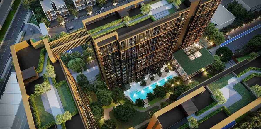 Condominio de 1 dormitorio en Bangkok, Tailandia № 208828