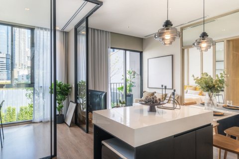 Studio in the Condo in Huai Khwang, Bangkok, Thailand № 148099
