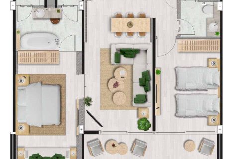 Condominio de 2 dormitorios en Karon, Tailandia № 166662 - foto 14