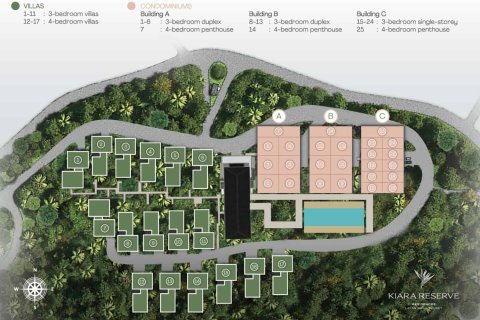 Condominio de 3 dormitorios en Layan Beach, Tailandia № 166547 - foto 11