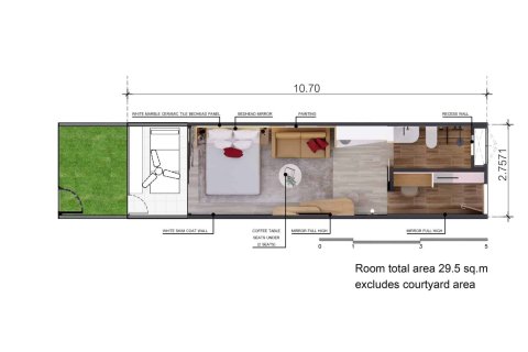 Wohnung in Pattaya, Thailand 1 Schlafzimmer № 166537 - Foto 16