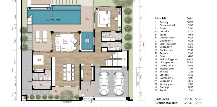 Sobre plano The Ozone Luxury Villas en Phuket, Tailandia № 59843 - foto 1
