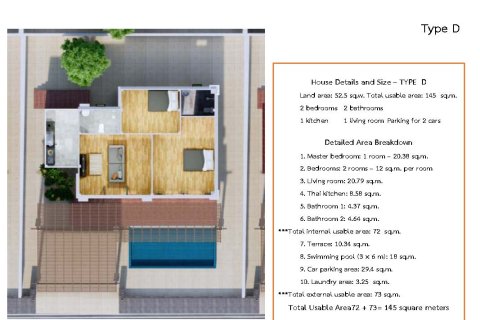 Villa in Hua Hin, Thailand 3 bedrooms № 222608 - photo 19