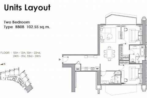 Condominio de 2 dormitorios en Sathon, Bangkok, Tailandia № 143588 - foto 14