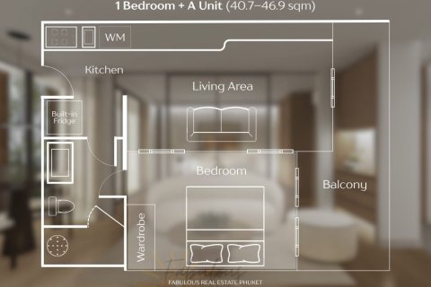 Eigentumswohnung auf Nai Yang, Thailand, 1 Schlafzimmer  № 179239 - Foto 18