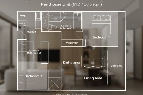 Eigentumswohnung auf Nai Yang, Thailand, 1 Schlafzimmer  № 179239 - Foto 21