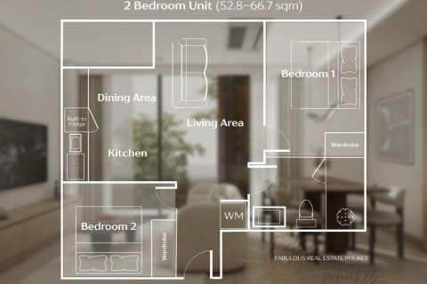 Eigentumswohnung auf Nai Yang, Thailand, 1 Schlafzimmer  № 179239 - Foto 20