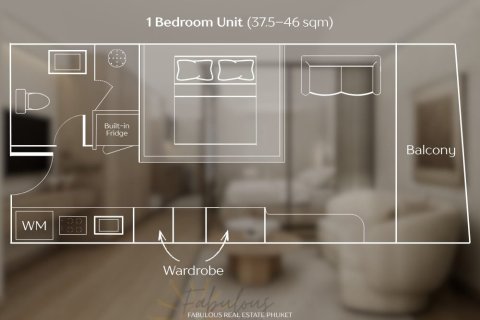 Eigentumswohnung auf Nai Yang, Thailand, 1 Schlafzimmer  № 179239 - Foto 19