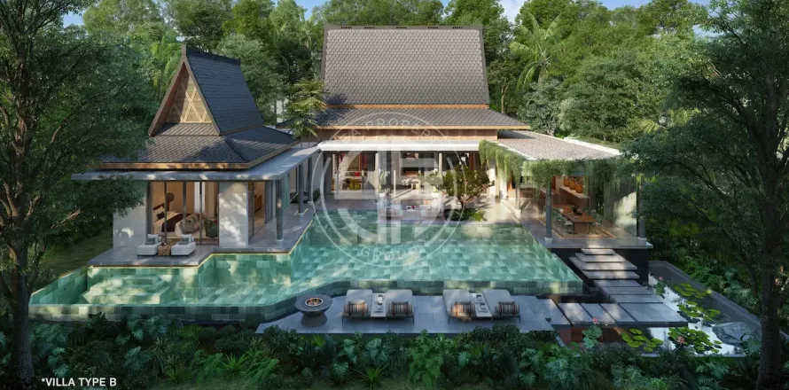 Chalet de 4 dormitorios en Phuket, Tailandia № 190842