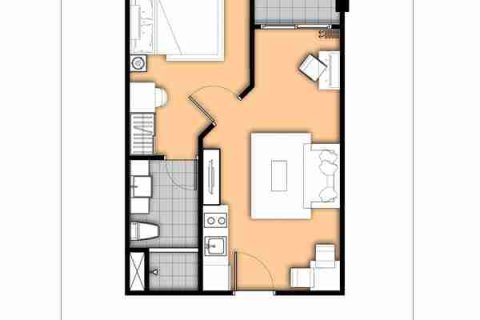 Condominio de 1 dormitorio en Pattaya, Tailandia № 208942 - foto 8
