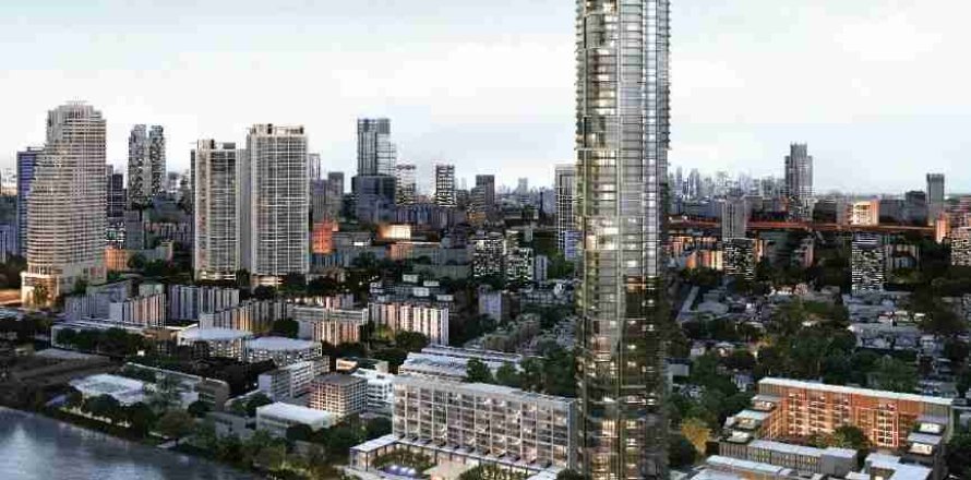 Condominio de 1 dormitorio en Thonburi, Bangkok, Tailandia № 183203