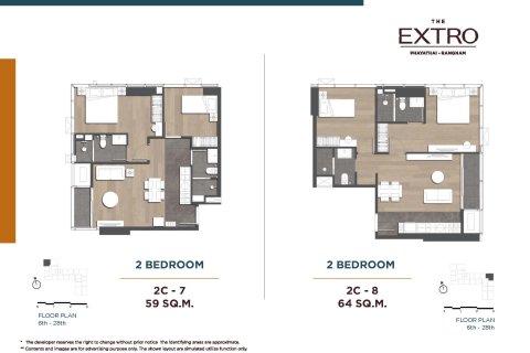 Condominio de 2 dormitorios en Phaya Thai, Bangkok, Tailandia № 165459 - foto 17