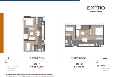 Condominio de 2 dormitorios en Phaya Thai, Bangkok, Tailandia № 165460 - foto 15
