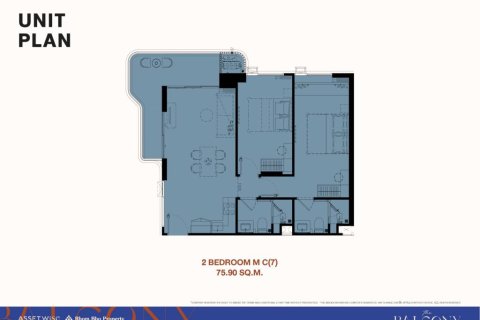 Condo in Phuket, Thailand, 2 bedrooms № 156360