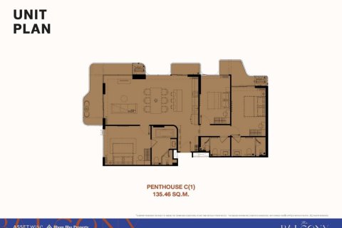 Ático de 3 dormitorios en Phuket, Tailandia № 156359 - foto 2