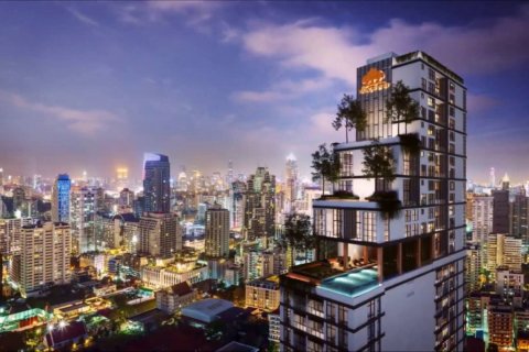 Condo à Bangkok, Thaïlande, 2 chambres № 180596
