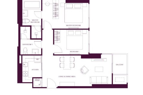 Condominio de 2 dormitorios en Sathon, Bangkok, Tailandia № 170233 - foto 15