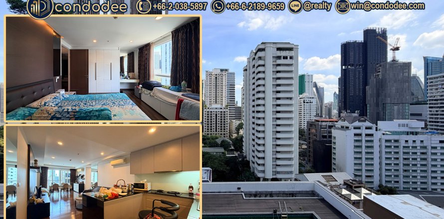 Condo à Watthana, Bangkok, Thaïlande, 2 chambres  № 201313