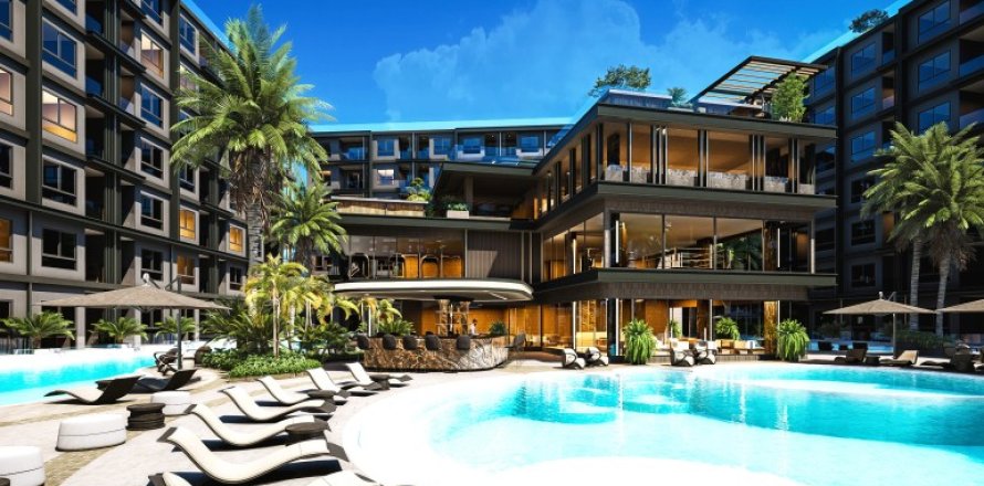 Condominio de 1 dormitorio en Pattaya, Tailandia № 205434