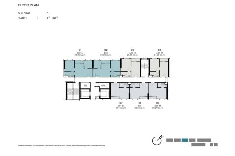 Condominio de 1 dormitorio en Bangkok, Tailandia № 203674 - foto 21