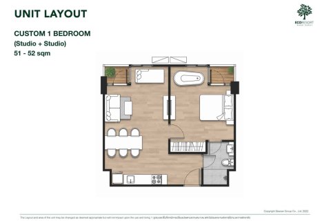 Condominio de 1 dormitorio en Pattaya, Tailandia № 203677 - foto 13