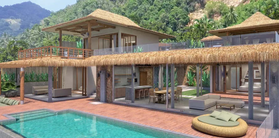 Villa auf Chaweng Beach, Ko Samui, Thailand 4 Schlafzimmer № 175607