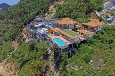 Villa auf Chaweng Beach, Ko Samui, Thailand 4 Schlafzimmer № 175607 - Foto 2