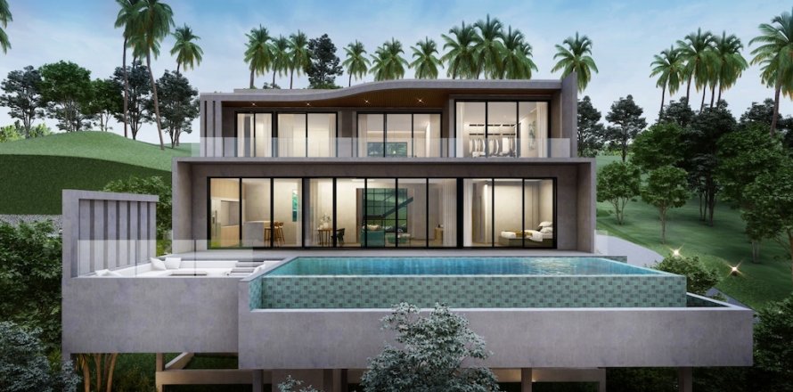 Casa de 4 dormitorios en Ko Samui, Tailandia № 65550
