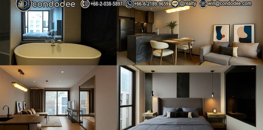 Condominio de 1 dormitorio en Watthana, Bangkok, Tailandia № 201243