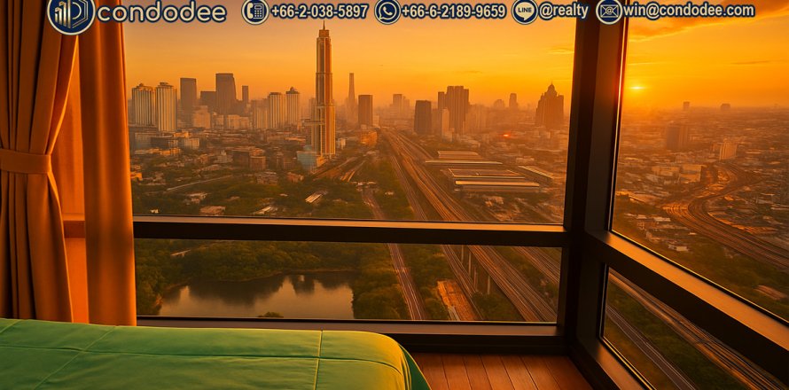 Condo à Watthana, Bangkok, Thaïlande, 2 chambres № 201239