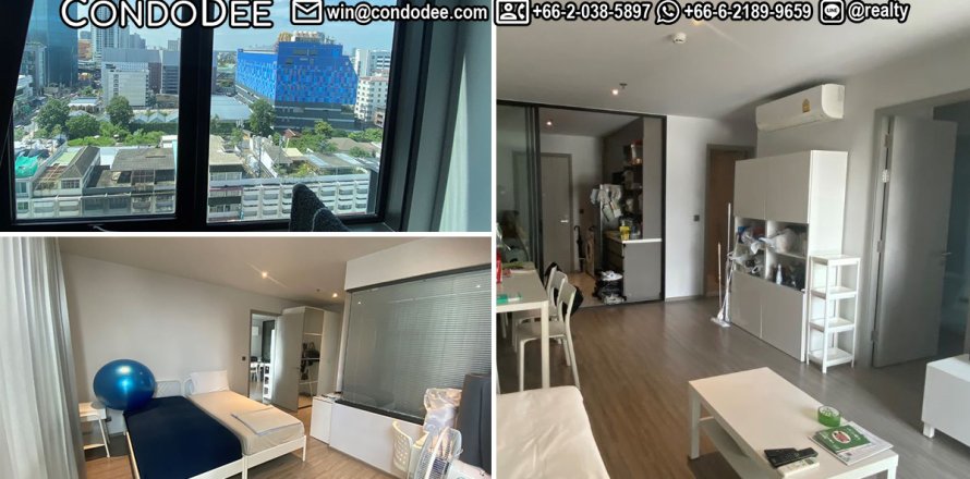 Condo à Watthana, Bangkok, Thaïlande, 2 chambres  № 201144