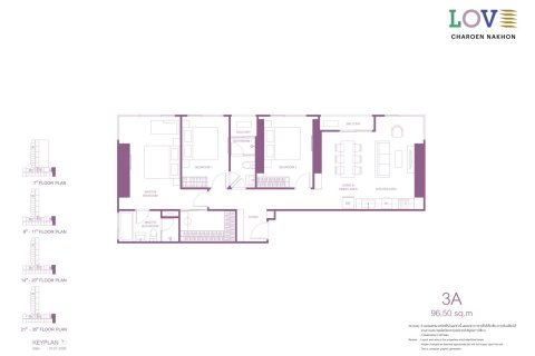 Condominio de 3 dormitorios en Bangkok, Tailandia № 222643 - foto 18