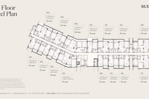Condominio de 3 dormitorios en Bang Tao, Tailandia № 165886 - foto 11