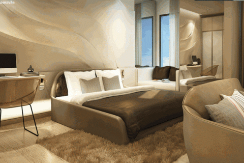 Studio in the Condo in Ratchathewi, Bangkok, Thailand № 171759 - photo 4