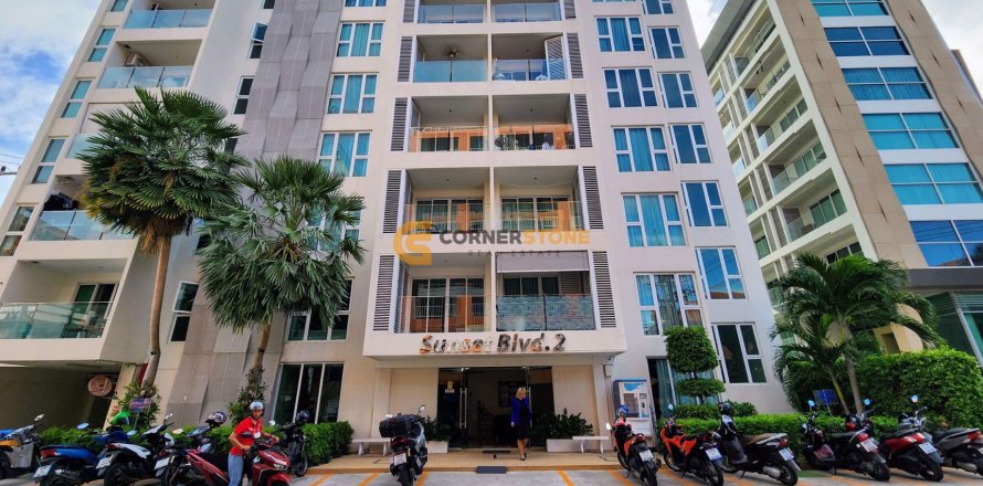 Estudio en el condominio en Jomtien Beach, Pattaya, Tailandia № 204946