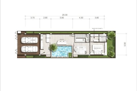 Chalet de 3 dormitorios en Phuket, Tailandia № 165597 - foto 15