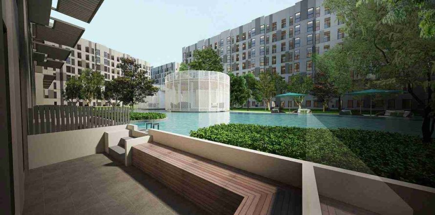 Estudio en el condominio en Bangkok, Tailandia № 208637