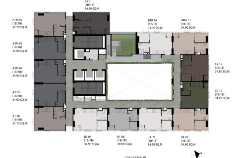 Eigentumswohnung in Phaya Thai, Bangkok, Thailand, 1 Schlafzimmer № 222407 - Foto 18